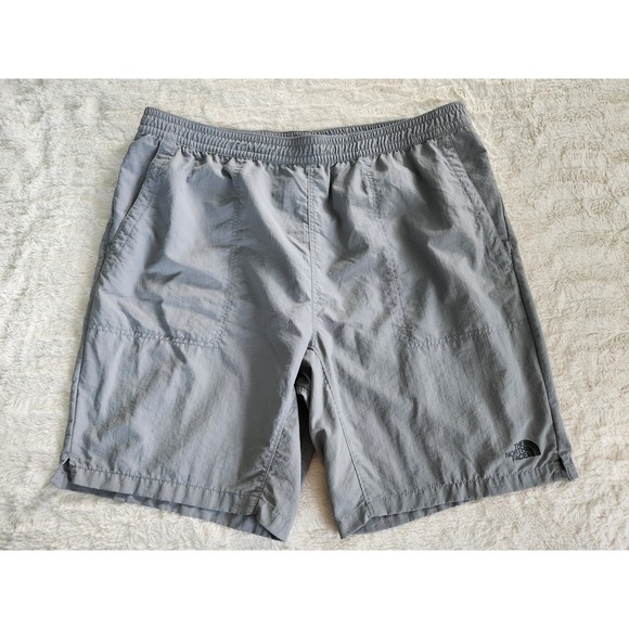 The North Face FlashDry Nylon Shorts Gray Inseam 9" Mens XL - Picture 1 of 11
